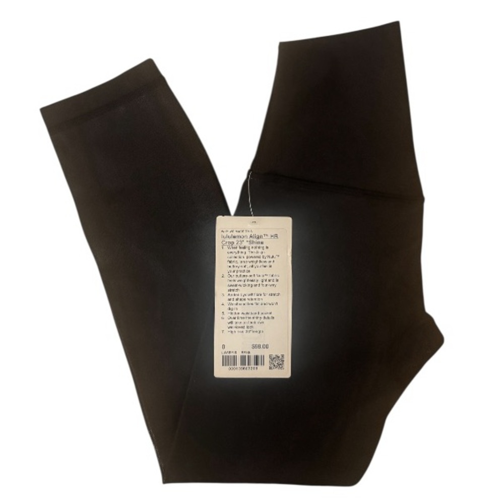 NWT lululemon Align High-Rise Crop 23" Shine Leggings - Picture 2 of 4